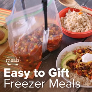 Easy to Gift Freezer Meals