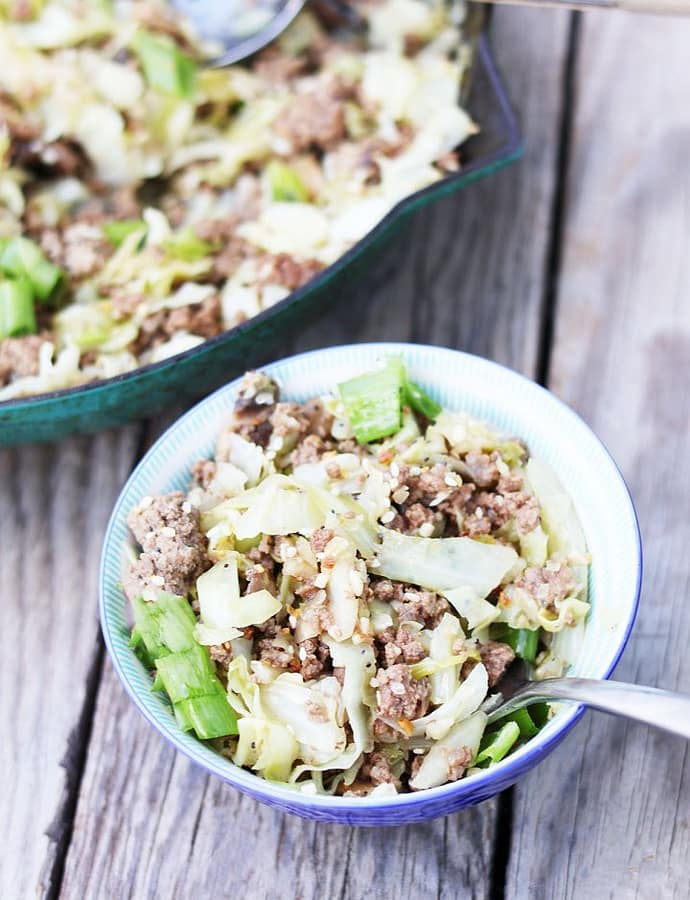 Keto Cabbage And Ground Beef Skillet