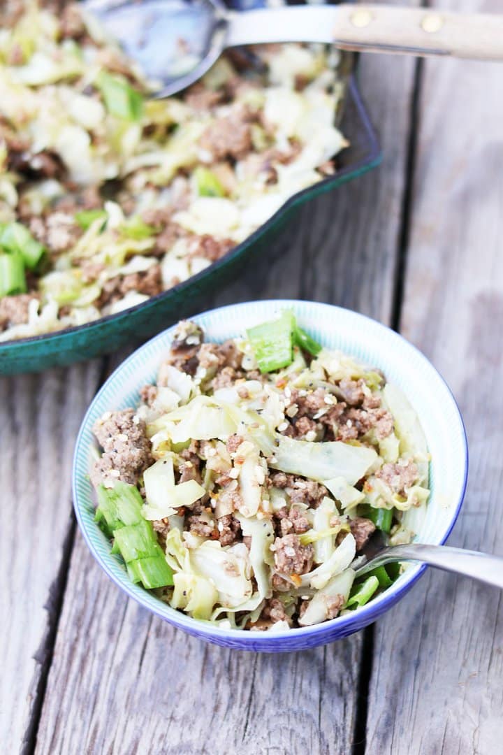 Keto Cabbage And Ground Beef Skillet