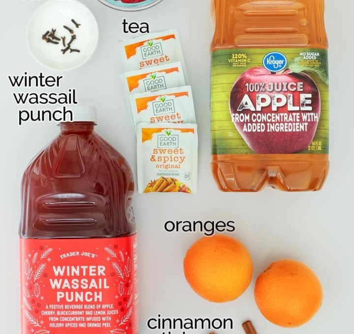 Wassail with Tea (Non Alcoholic Christmas Punch)