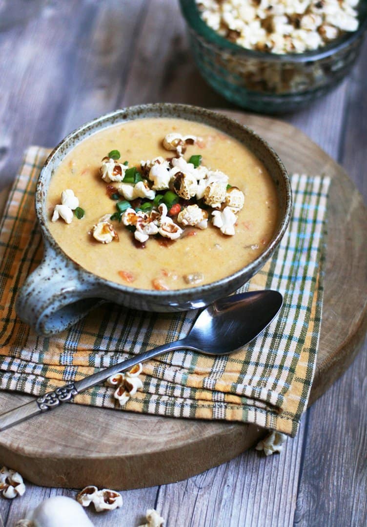 Wisconsin beer cheese soup recipe: Combining two of Wisconsin's bests: Beer and cheese! Click through for recipe.