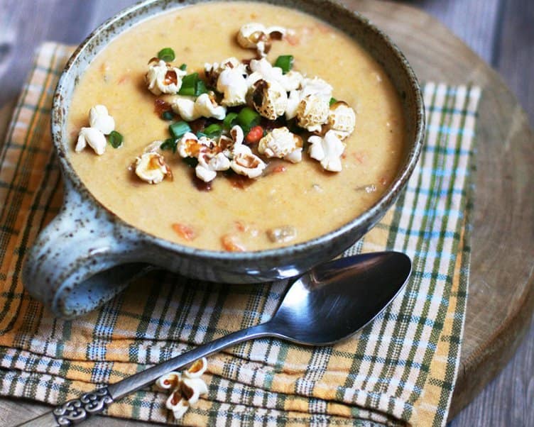 Wisconsin beer cheese soup recipe: Combining two of Wisconsin's bests: Beer and cheese! Click through for recipe.